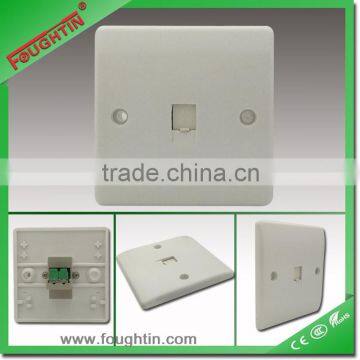 10A 1 gang TV socket white color wall socket