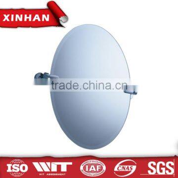 hotel home use zinc alloy materi oval shape wall mirror, wall fittings mirror