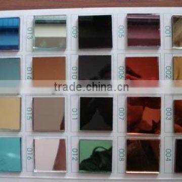 3mm - 8mm Colored Silver Mirror Glass