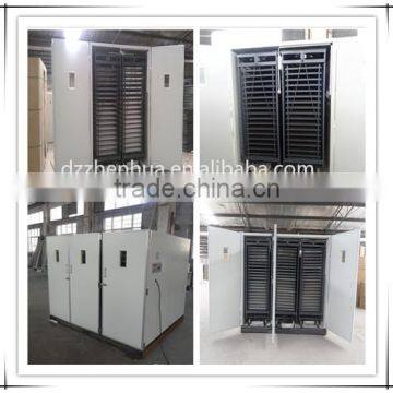 High hatching rate ZH-12672 chicken egg incubator for sale