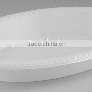 30x23cm plastic oval plate