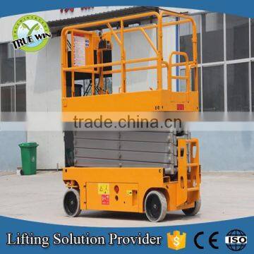 TRUE WIN hot sale 4-12m self propelled mobile electric scissor lift