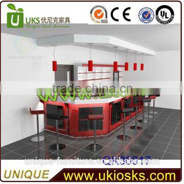 2014 hot sale shop counter design/ shop cash counter design/ shop counter table design