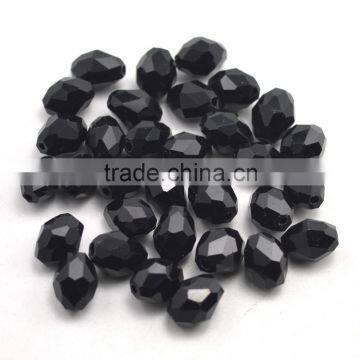 Crystal beads, black beads, rice beads rosary