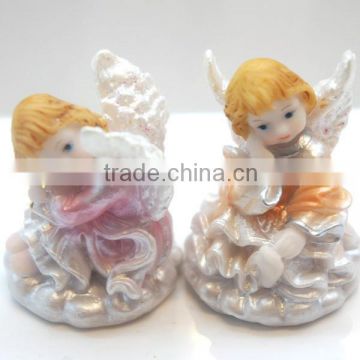 Fine ceramic products,Popular angel,Light emitting little angel,Meditation little angel