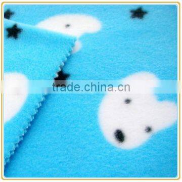 Various Cartoon Designs Printed Polyester Polar Fleece Fabric photo-2