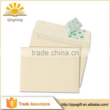 Convenience plain custom made adhesive peel and seal shipping envelopes