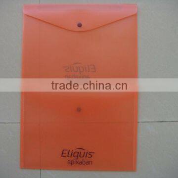 office supplier A4 white plastic envelope folder/a5 plastic folder