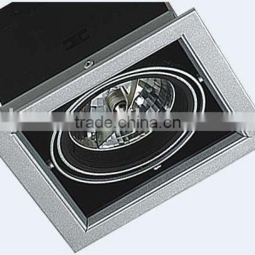 AR80 Recessed halogen grille spot light,recessed downlgiht fixture,celling spotlight