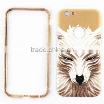 3D Animal Metal Cell Phone Bumper Case Cover