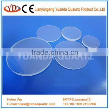 JGS2 round quartz glass disc,quartz plate