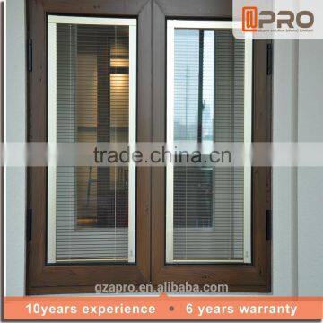 new products tempered glass aluminum louver casement window with louver material