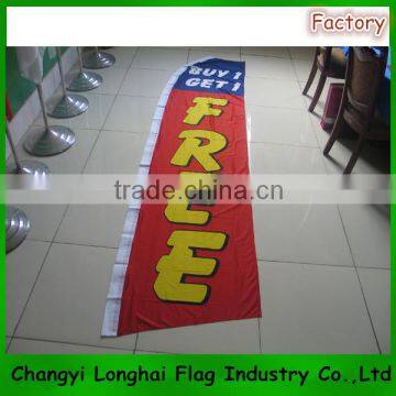 custom large polyester beach flags