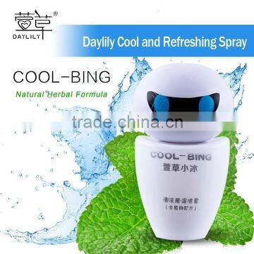 Daylily car cooling spray - hot sale of ice body spray for mens