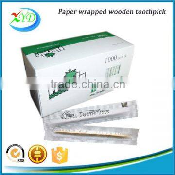 2016 High Quality and Lowest Price Paper Wrapped Wooden Tooth Pick photo-5