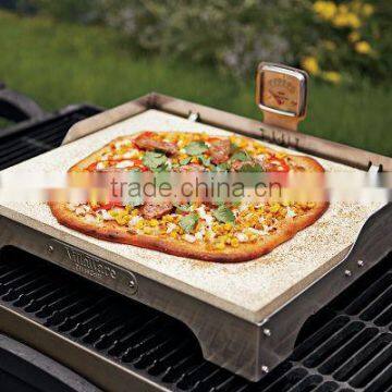 Flame top pizza stone