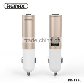 REMAX 2016 new desgin dual usb car charger with bluetooth earphone