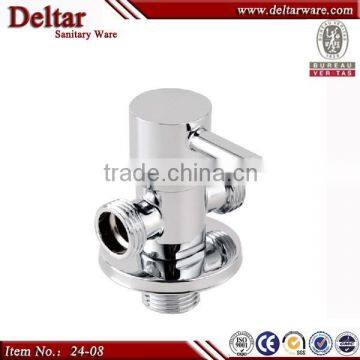 two function angle valve distribute, used in toilet and spraying, control water machine