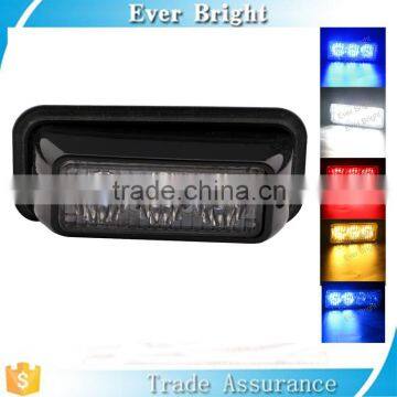 High powe 3W Auto LED warning amber strobe light super bright strobe light car