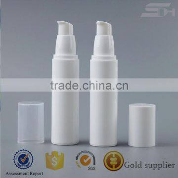 Manufacturer New Design pp plastic cosmetic airless bottle