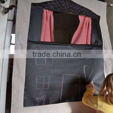 2014 new arrival eco-friendly kids oilcloth fabric things to make with chalkboard cloth