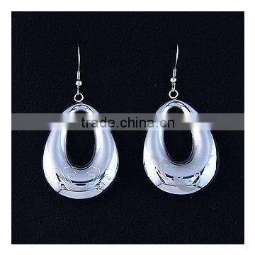 Fashion Exaggerated Big Gold Bamboo Hoop Earrings Personalized, Simple Gold Earring Designs For Women