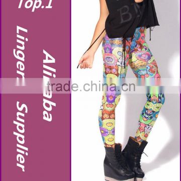 Fashion 2016 Sexy Designer Fitness Legging Women Popcorn Digital Printed Leggins Female Food