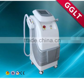 2014 hot selling skin pigment removing machine with 2 handpieces