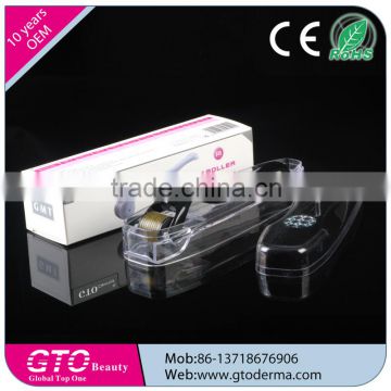 GTO micro needle roller derma roller full sizes 0.2- 3.0mm microneedle derma roller/microneedle dermaroller