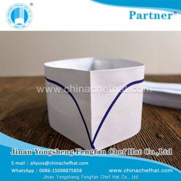 8.2cm Height Paper Forage Hat (single Blue Strip) photo-5