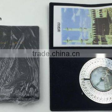 No.1 yiwu exporting commission agent wanted Arab style compass with PU protector