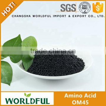 China factory supply black granular organic NPK OM45% 12-0-1 compound fertilizer