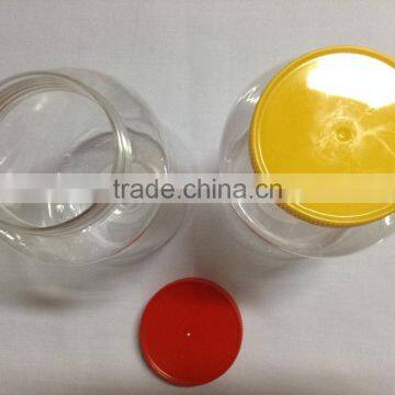 Clear PET Plastic Round Jar in 800ML photo-5