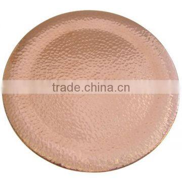 METAL TRAY PLATE TABLE WARE CHARGER PLATE photo-2