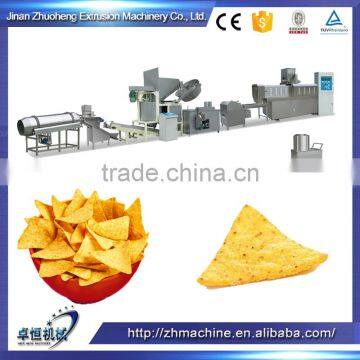 Fried baked Mexican corn chips extruder maker equipment