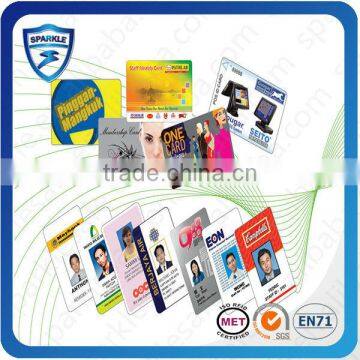 Sparkle rfid card student id card with serial number