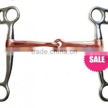 Stainless steel horse breaking bit with copper jointed mouth(Type-070)