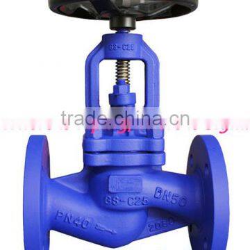 DIN Cast Steel Bellows Seal Globe Valve High Quality & Best priece