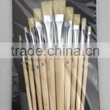 10 pc Art Nylon Brush, Oil Painting Brush With Aluminium Ferrule. Trade Assurance. photo-2
