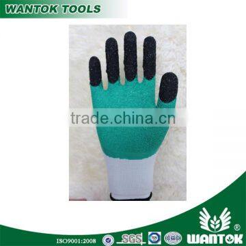 Wantok GL052 Polyester with Black Latex Foam Coating Safety Gloves