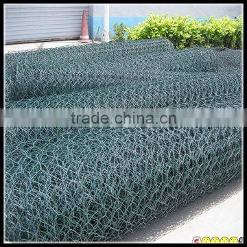 Factory direct sale PVC coated green gabion wire mesh rolls