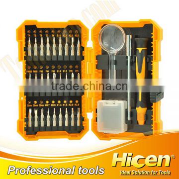 CR-V Screwdriver Bit Set with Magnifier