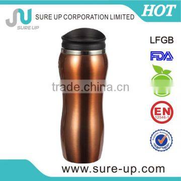 2014 hot sell double wall stainless steel vacuum cups tea mugs