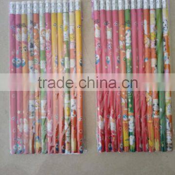 7 Inches Poplar Wood Printed Pencil photo-4