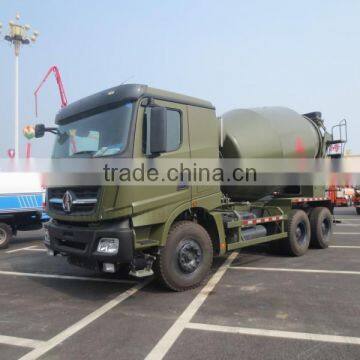 336hp 6*4 North Benz Cement Mixer Truck 10m3 photo-2