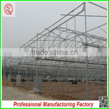 China supplier multi-span agricultural plastic film greenhouse for sale