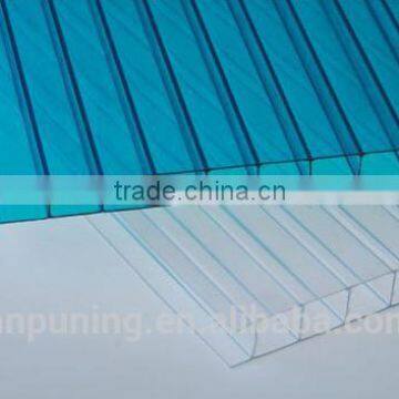 Polycarbonate Types of Roof Covering Sheets Muti-wall Structure 100% Bayer Material photo-4