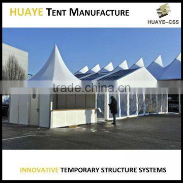 Promotion high peak roof pagoda banquet gazebo big family tents