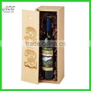 Personalized wooden wine box Custom wooden wine box