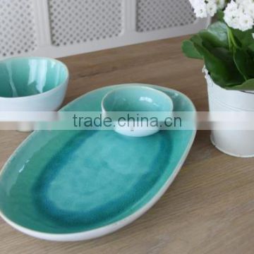 Aluminum Bowls Enamel Color Tray